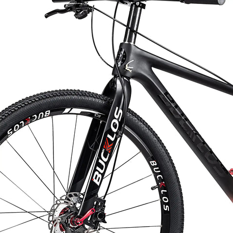 Rigid Mountain Bike Fork For 26 27.5 29 Inch Wheels Aluminum Alloy 1 1 8 Inch Steerer Disc Brake Compatible QR 9x100 45mm Offset