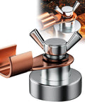 Two Piece Magnetic Welding Ground Clamp Set For Metal Tables, Poles And Railings, Heavy Duty Welder Magnet Clamps, close-up view