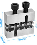 Heavy Duty Pro Grade Chain Breaker Tool For Bikes And Racing With CNC Carbon Steel Construction, Precision Six Pin Design, Deep Chain Pilot Grooves