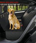 Smooth Operator Dog Car Seat Cover And Hammock Back Bench Protector With Water Resistant Quilted Oxford Fabric Plus Wide Side Flaps for back seat.