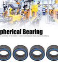 4Pcs In 1 Set Spherical Plain Bearing For Heavy Duty Equipment Deep Groove Bearings With Even Hardness Easy Install Built To Last Tough As Nails Reliable GE30ES2RS Compatible, GE30ES2RS bearings