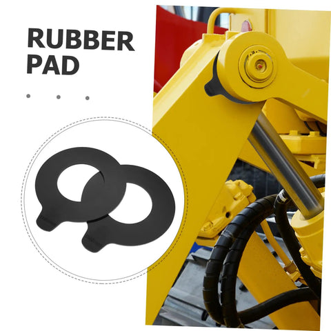 Two Piece Digger Arm Shim Kit With Durable Rubber Washers For Excavator Vibration Reduction And Fast Install Heavy Duty Shim Parts For Construction Equipment And Vehicles rubber pad on excavator arm