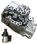 Torque Converter Lock Up Solenoid 3.2-3.7 Ohm Control Valve For Subaru CVT Tr580 Tr690 Replacement, close-up of valve body