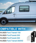 Ford Transit Fuel Door Replacement For 2015-2023 Transit Vans 150 250 350 HD Gas Engine Only Not For Diesel Gas Filler Pocket Housing Hinged Door Easy Install CK4Z-5427936-A CK4Z-5427936-F