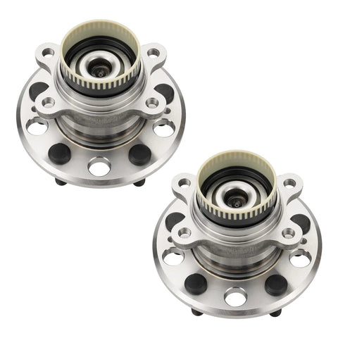 512437 Beefed Up Rear Wheel Bearing And Hub Assembly Kit Fits 2010-2014 Hyundai Sonata, 2011-2015 Kia Optima, pair of hub assemblies