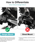 Comparison of hanger mount vs direct mount for 6 To 7 Speed Rear Derailleur Direct Mount For Mountain And Road Bikes RD TY21B