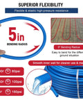 Half Inch Pex Tubing 100 Ft Two Rolls With EVOH Non Oxygen Barrier Durable Leak Proof Flexible Pex B Pipe used for radiant heating demonstration