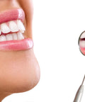 Durable Stainless Steel Dental Mirror For Gums Cavities And Tongue Inspection Handheld Dentist Tool With Clear Visibility From Every Angle And Easy Maintenance For Daily Use By Dental Assistants on oral exam close-up