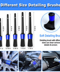 Pro Grade Wheel And Rim Cleaning Brush Set For Cars And Motorcycles Includes Soft Microfiber Wheel Brushes versatile detailing sizes