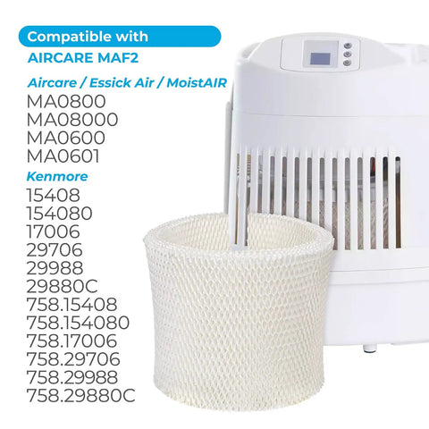 2 Pack MAF2 Wicking Humidifier Filter Replacements Must Have For MoistAir Air Care Essick Air And Kenmore Humidifiers MA0600 MA0601 MA0800