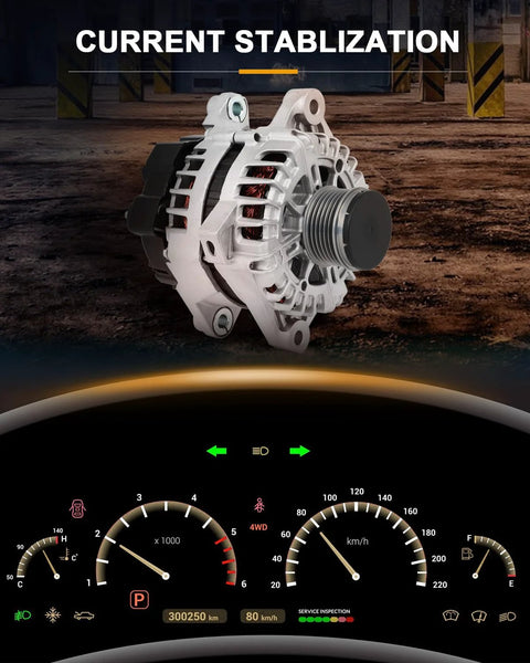 New Dropin Alternator Replacement For Hyundai Tucson 2.4L 2014-2015, Kia Sportage 2.0L 2015-2016, And Kia Sportage 2.4L 2014-2016