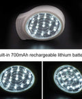 Slick Rechargeable Emergency Light Featuring Auto Trigger For Power Outages Us Plug with 13 bright LEDs and built-in 700mAh battery.