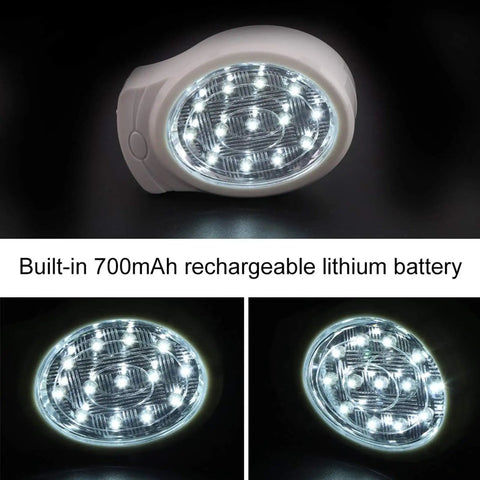 Slick Rechargeable Emergency Light Featuring Auto Trigger For Power Outages Us Plug with 13 bright LEDs and built-in 700mAh battery.