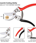 8 Inch Pruning Shears For Garden Pro Grade Made In Japan With Japanese SK5 Steel And Ergonomic Handle Heavy Duty Bypass Pruner