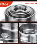 Close-up of front wheel bearing and hub assembly for Mazda 3 2004 2005 2.0L 2.3L with 5 lug compatibility, showing metal construction.