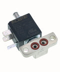 Close-up of solenoid valve 120V 60Hz for Gaggia Classic espresso machines, a 3-way barista grade replacement part, ref 421944093711.