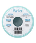 SAC Lead Free Solder Wire 0.5mm Diameter, 100g Roll, Sn96.5Ag3.0Cu0.5 Flux 3.5 Percent, product packaging top view