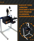 Space Saving Aluminum Label Dispenser Stand for Printers Durable Holder for LD3000 LD3500 LD6000 LDX6000 Series Suspends