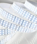 16.4Ft Triple Row LED Strip Lights Daylight White 6000K DC12V 1800 LEDs Dimmable Flexible Outdoor IP67 Wheel Light Strips