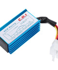 Racing 5 Pin AC CDI Box For GY6 Engines 50cc To 150cc Fits Scooters ATVs Go Karts Mopeds Quad Dirt Bikes Pit Bikes Chopper XR50 CRF50 139QMB 152QMI 157QMJ Performance Ignition Module