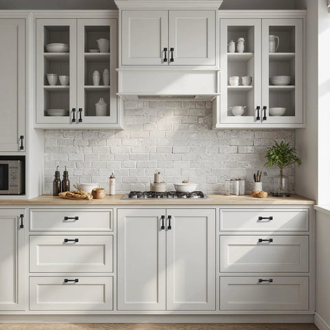 Matte Black Cabinet Pulls 76mm Hole Centers 3 Inch 10 Pack Solid Zinc Alloy Handles For Drawers Dressers And Cabinets In Kitchen And Bathroom