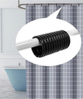 72 Pack Plastic Shower Curtain Rings O Shaped Hooks That Glide Smoothly On Standard Curtain Rods Durable Corrosion Resistant Transparent