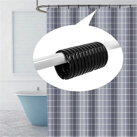 72 Pack Plastic Shower Curtain Rings O Shaped Hooks That Glide Smoothly On Standard Curtain Rods Durable Corrosion Resistant Transparent