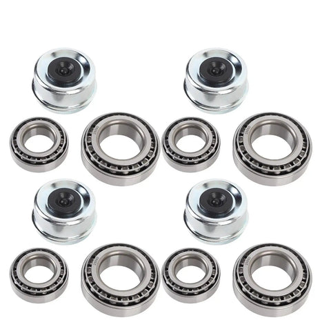 4 Pack Marine Trailer Wheel Hub Kit With Cr Steel Alloy Bearings 15123 15245 25520 And Seals 21333TB 22333TB high-speed bearings