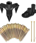 Kick Floor Squeaks Right Out The Door With This Heavy Duty Squeaky Floor Repair Kit Using Tough Joist Screws and guided tools.