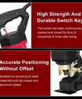 Beast Mode 22 Ton Electric Hydraulic Hole Puncher handle and positioning details for precise metal punching