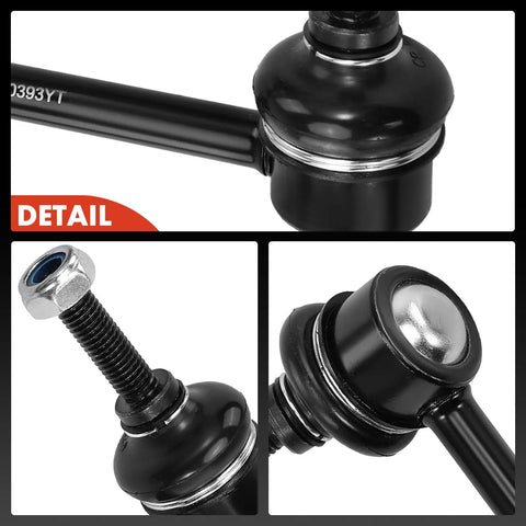 Close-up of Two Pack Rear Sway Bar Links Stabilizer Kit Fits Ford Explorer 2011-2019 Flex Taurus Police Interceptor Lincoln MKS MKT