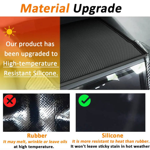 Subaru Dashboard Mats For Forester Crosstrek Impreza 2018 2024 Upgrade Silicone Interior Dash Pad Liner material comparison