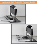 Heavy Duty Pro Grade Press Brake Attachment For 12 To 20 Ton Hydraulic Presses With Adjustable Back Gauge shown in side view