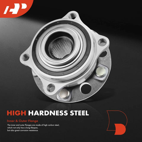 Two Pack Wheel Bearing And Hub Assemblies Direct Fit 5 Lug For Kia Sorento 2016 2020 Rear AWD and Sorento 2019 2020 Front
