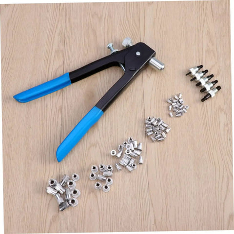 Durable 86 Pc Rivnut Tool Set For Metal Assembly M5 M7 M8 Threaded Inserts Kit Heavy Duty Aluminum Alloy Nut Tool That Slaps, rivnut tool