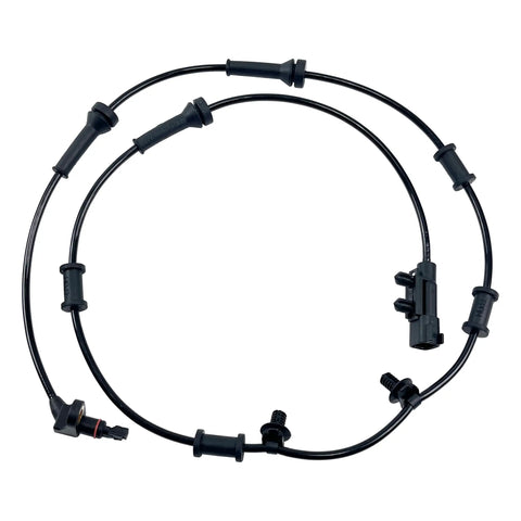 4 Pack ABS Wheel Speed Sensor Set For Jeep Wrangler JK 2007-2018 Front And Rear Plug-And-Play Direct Fit Replacement For OE 68003281AC 52125003AA And Other OE Numbers Keeps ABS Readings Sharp And Braking Smooth For Daily Drivers. black ABS wheel speed sensors with connectors