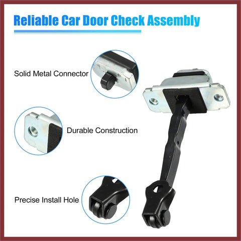 Front Left Door Hinge Check Arm Stop Strap For Sonata 2011 2015 Replacement Part OE 79380 3S000 Durable Metal Construction