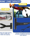 Heavy Duty Tie Down Straps With Quick Loop Anchors For Roof Racks Bow And Stern Canoe Boat Transport Secure Trunk Or Car Roof 2 Pack Premium Strength Anti Slip Handle Metal Hook Adjustable Ratchet showing strong load capacity.