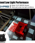 5MP USB Camera for 3D Printer with IMX335 Sensor showcasing low light performance next to a red 3D printed object on a printer bed.