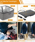 Portable Oven For Office And Travel With Auto Temperature Control No Monitoring Needed Heats And Reheats Meals Evenly