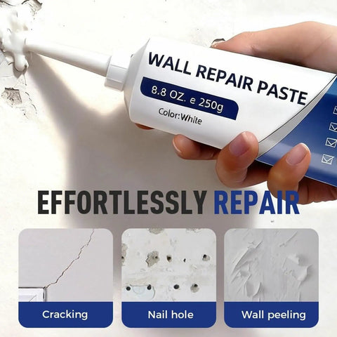 DIY Wall Repair Paste For Patching Holes And Cracks Drywall Mending Putty Seamless Wall Patch For Home Grout 8.8 oz tube