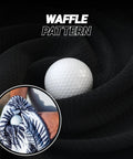 Premium Magnetic Golf Towel With Brush Groove Cleaner And Clip Microfiber Waffle Towel For Your Golf Bag On The Course