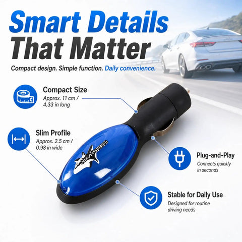 Fuel Saver 2 Pack for Cars and Trucks 2026 Upgrade Fuel Sync Device Gas Saver inline monitor shown with features highlighted.