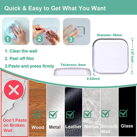 Step-by-step guide on applying Self Adhesive Door Stopper Bumper Guards Keep Walls Scratch Free From Doorknob Dings.