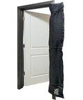 Heavy Duty Quilted Door Jamb Protector Pad 72 By 24 Inch With Metal Flex Loop Rings Cotton Polyester Blend Mover Approved on door frame.