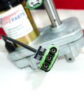 RV Slide Out Motor Long Drive Shaft Replacement For Power Gear Slide Out Motor MX2 382134 motor close-up with connectors
