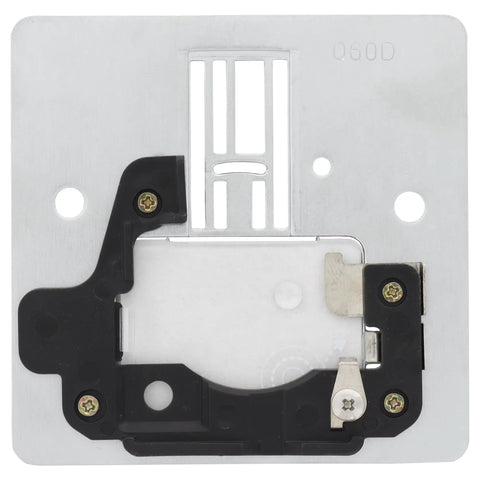 Universal Needle Plate For Sewing Machines That Fits 3323 4411 4423 4452 6380 And More Heavy Duty Scholastic Talent Models Smooth Feed For Precise Stitches No Fuss Swap Includes Bobbin Cover Plate For Quick Setup. metal sewing machine needle plate with bobbin cover