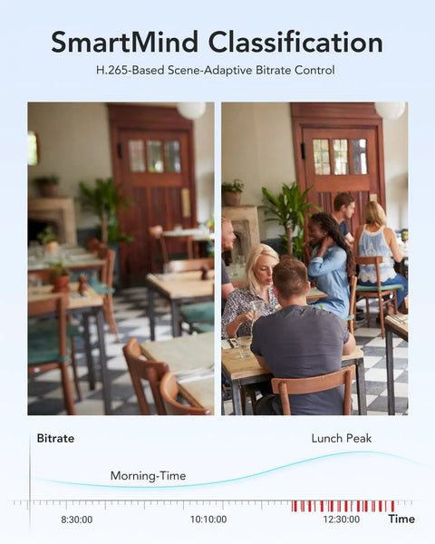 SmartMind Classification display for 3K Lite 8CH 5 in 1 Hybrid DVR Recorder With 1TB Hard Drive H265 Plus AI Motion Detection.