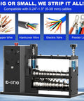Automatic Wire Stripper Machine For Copper Wire 0.06-1.6 Inch, 700W with 11 Channels, 10 Blades; compatible with various wires