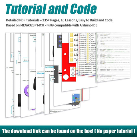 Self Balancing Robot Car Kit With Arduino IDE Compatibility For Hands On Coding And Tinkering In Robotics And STEM Projects Includes Line Tracking Ultrasonic Sensor And IR Remote Programming Set tutorial PDF and code pages